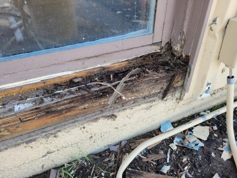 Rotting wood trim 2